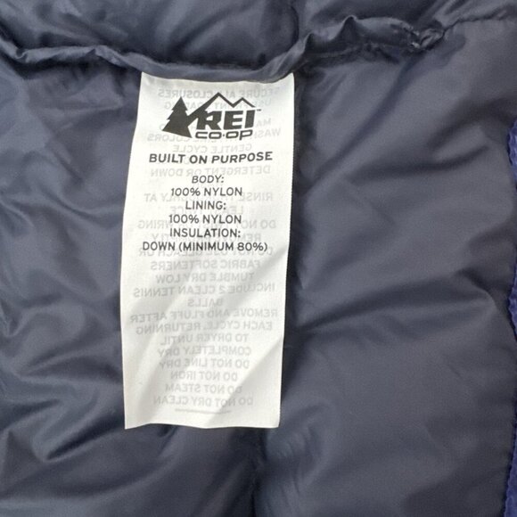REI Co-op Men's Down Jacket Puffer Pertex Quantum Full Zip Size XXL - Picture 6 of 8